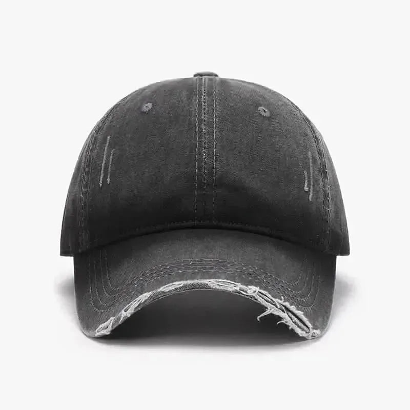 Distressed Washed Adjustable Baseball Cap - Bad Moms Club