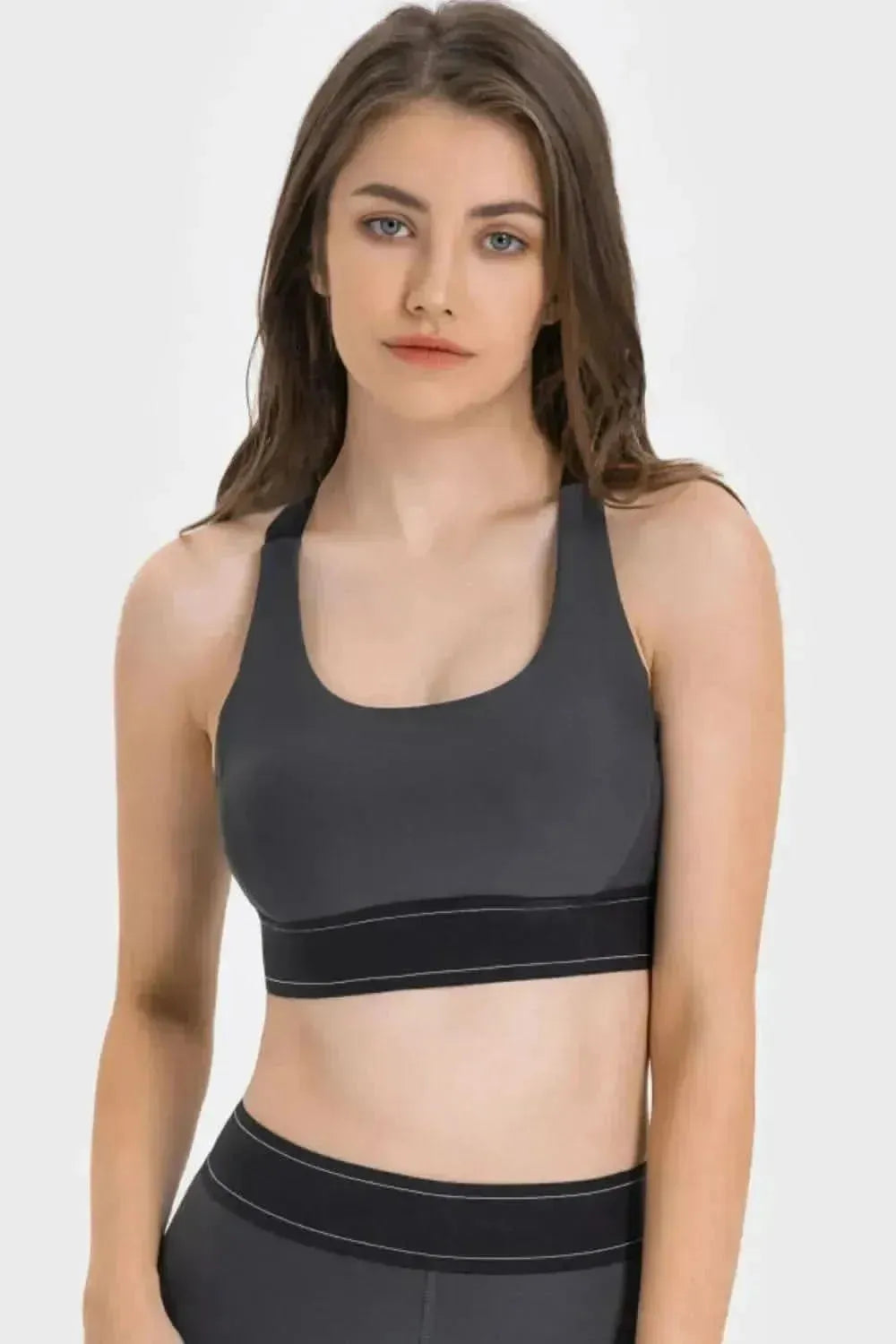 Contrast Sports Bra - Bad Moms Club