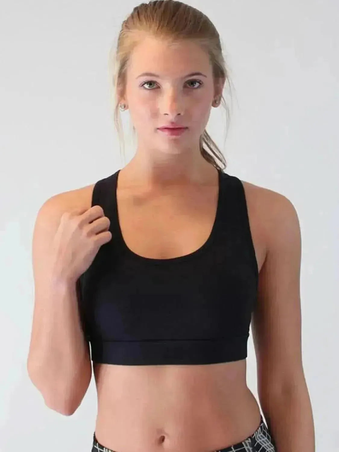 Cutout Scoop Neck Active Tank - Bad Moms Club