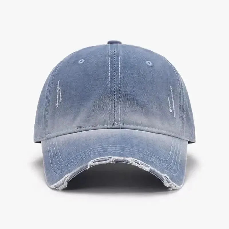 Distressed Washed Adjustable Baseball Cap - Bad Moms Club