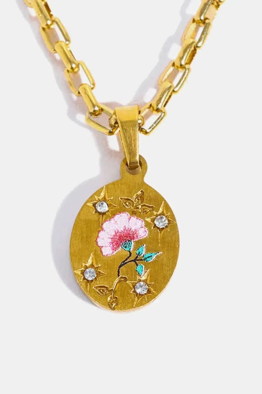 Stainless Steel 18K Gold-Plated Necklace - Bad Moms Club