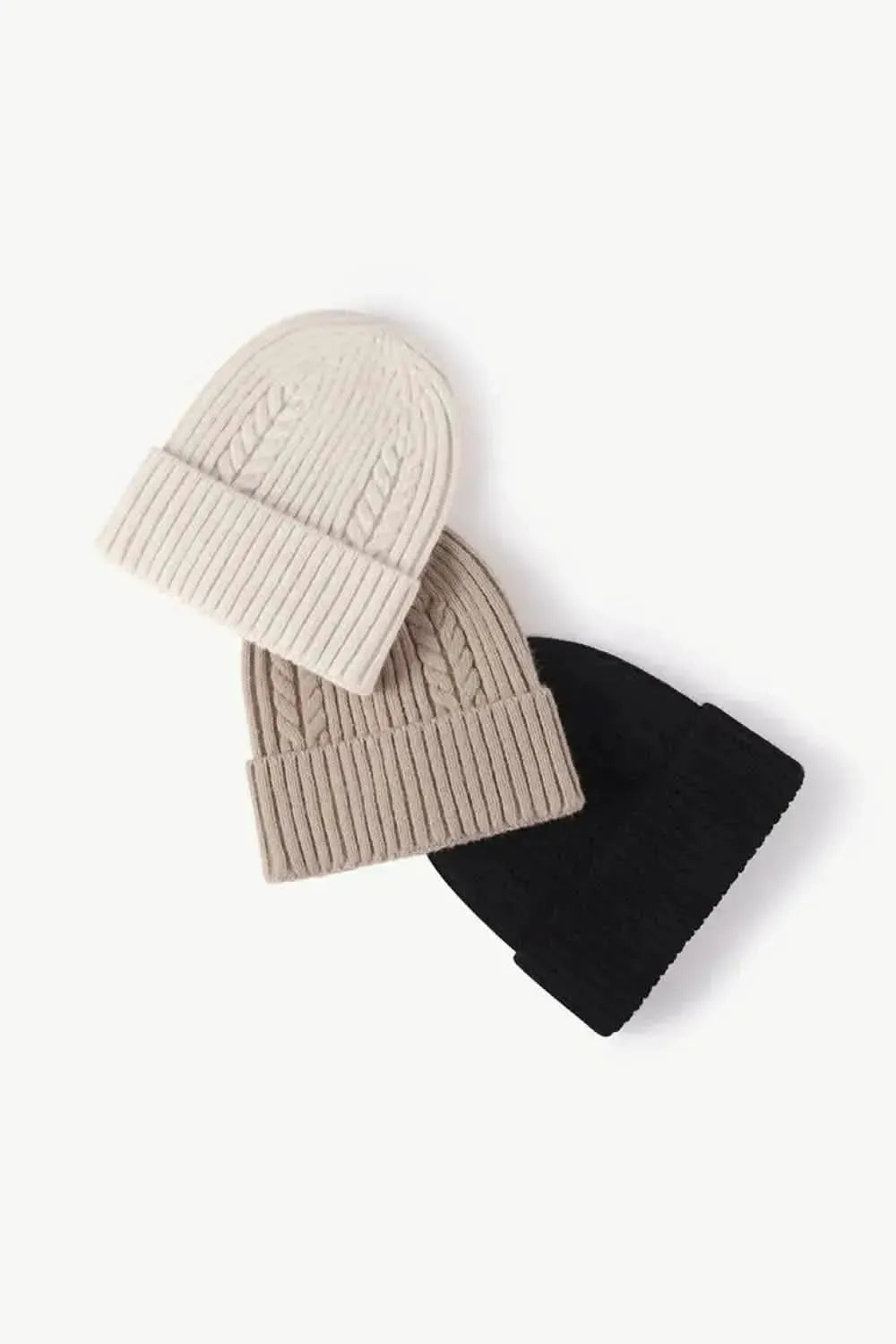 Cable-Knit Cuff Beanie - Bad Moms Club