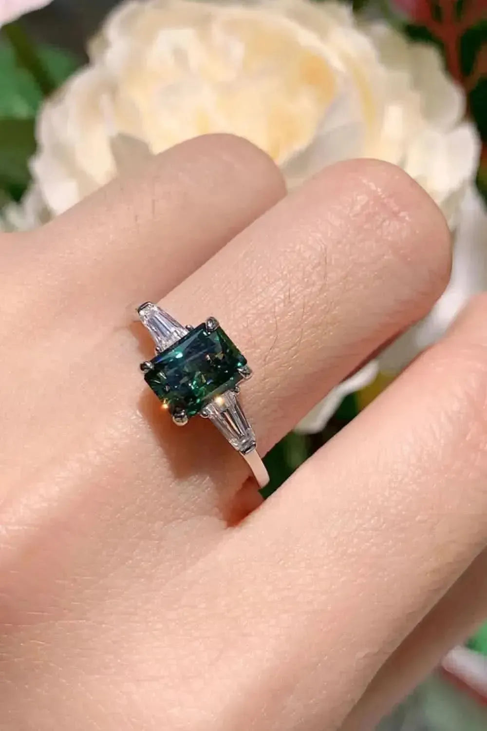 2 Carat Moissanite 925 Sterling Silver Ring - Bad Moms Club