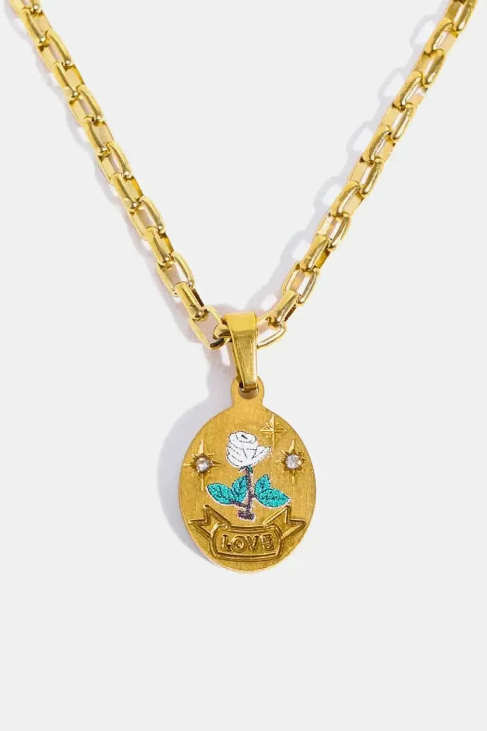Stainless Steel 18K Gold-Plated Necklace - Bad Moms Club