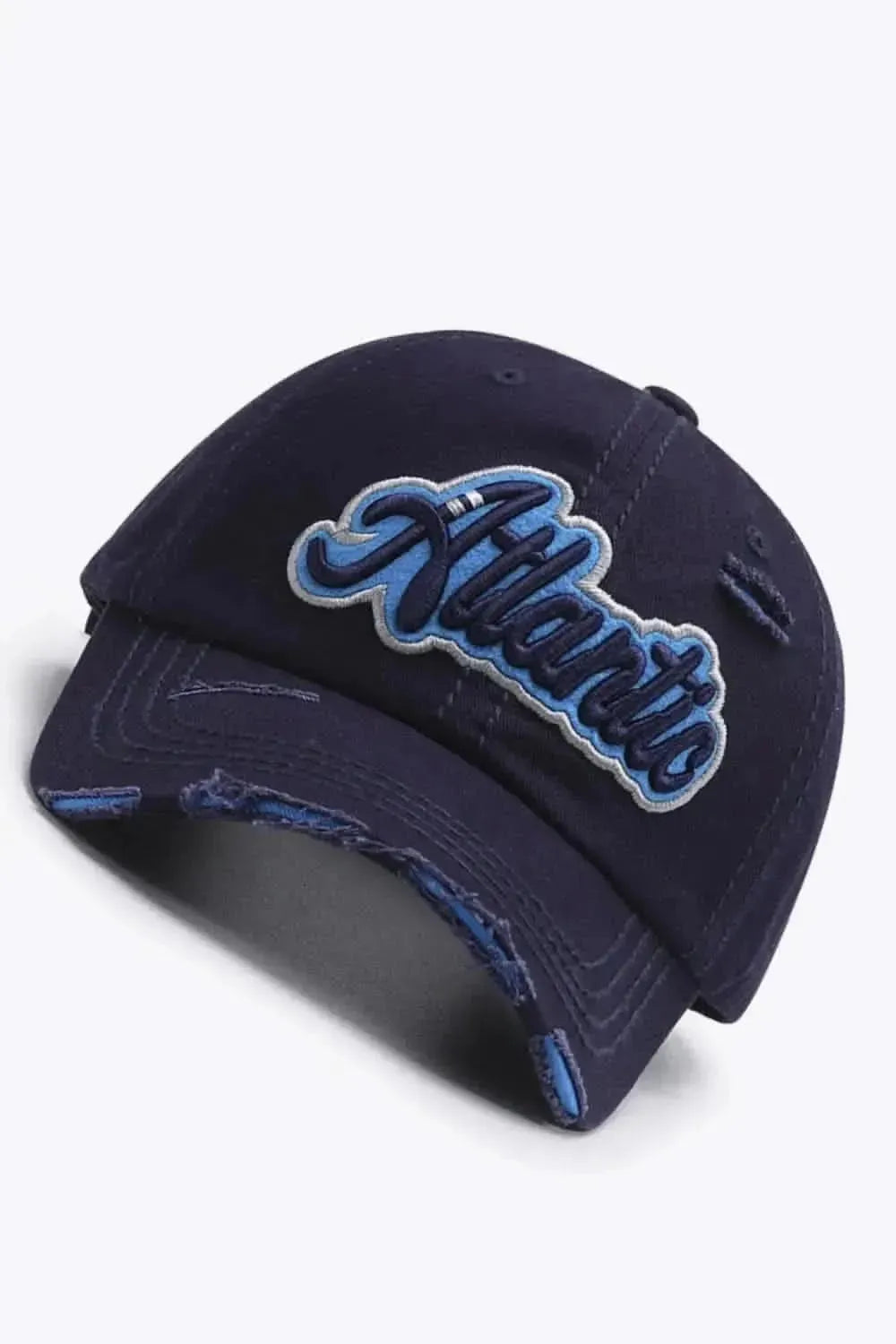 ATLANTIC Graphic Distressed Baseball Cap - Bad Moms Club