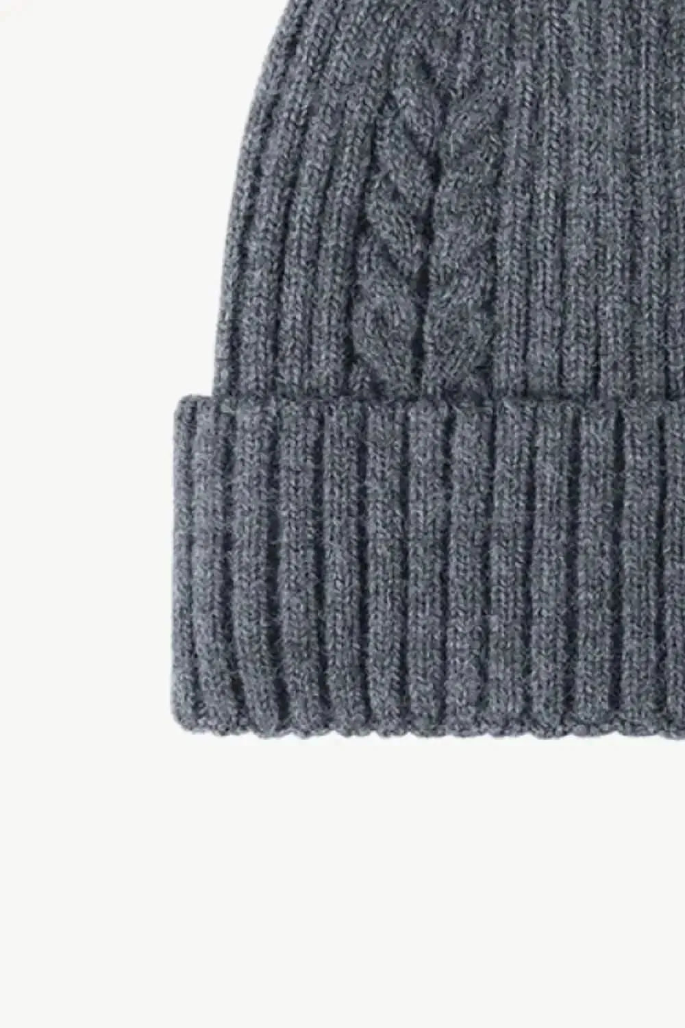 Cable-Knit Cuff Beanie - Bad Moms Club