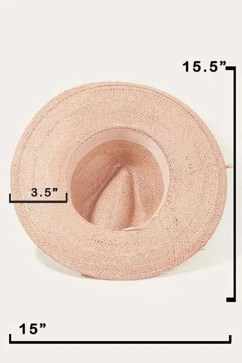 Fame Braided Rope Straw Hat - Bad Moms Club