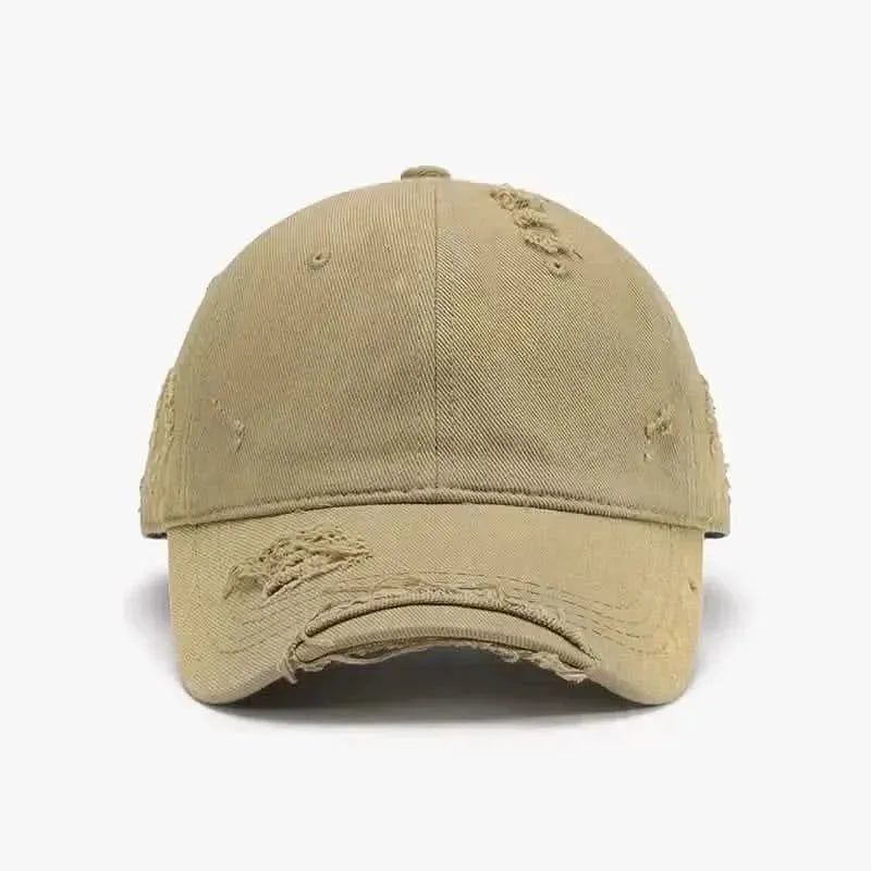 Distressed Adjustable Cotton Hat - Bad Moms Club