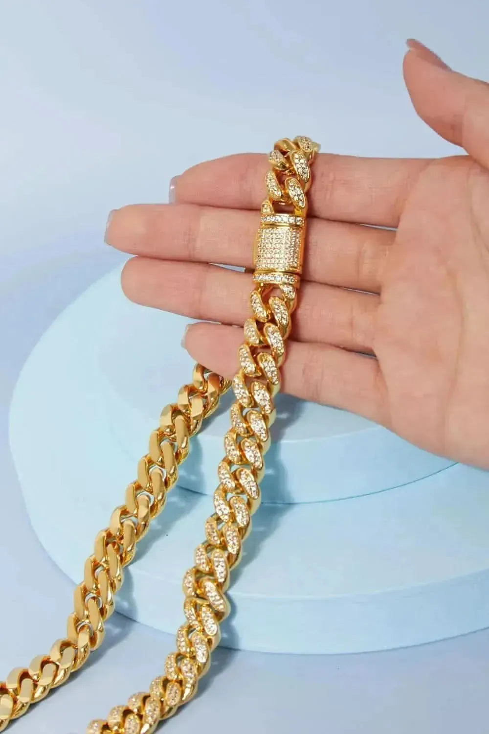 Brass Curb Chain Necklace - Bad Moms Club