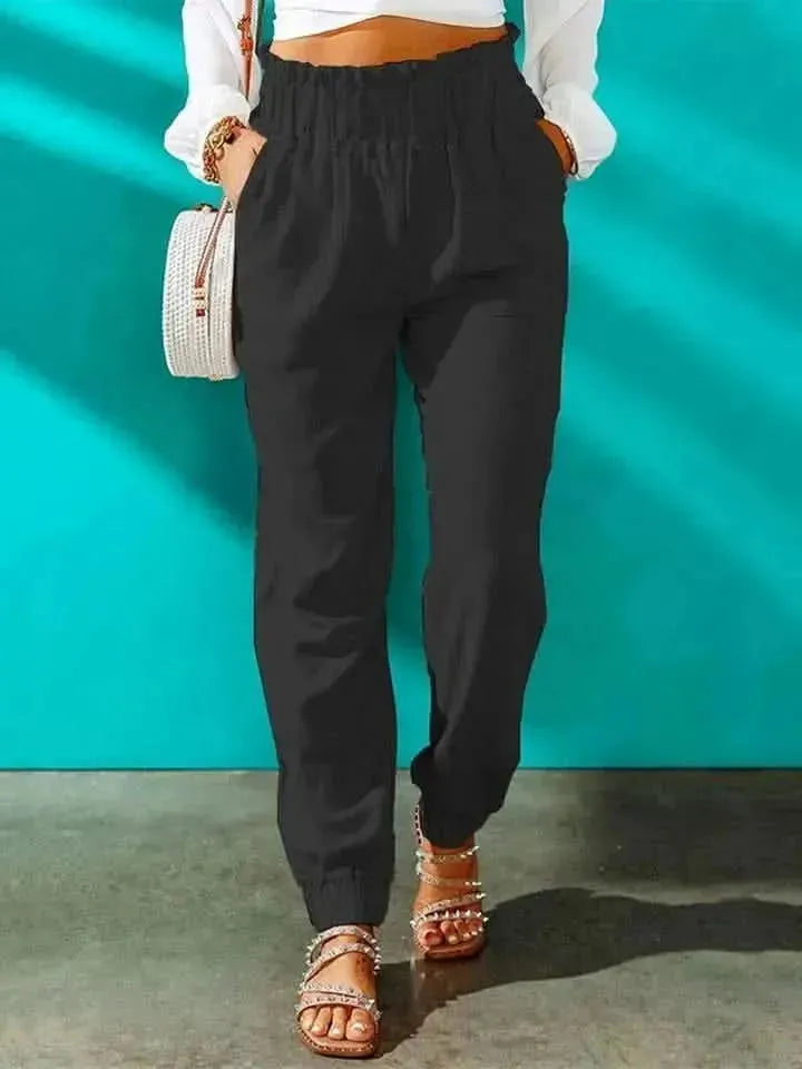High Waist Joggers with Pockets - Bad Moms Club