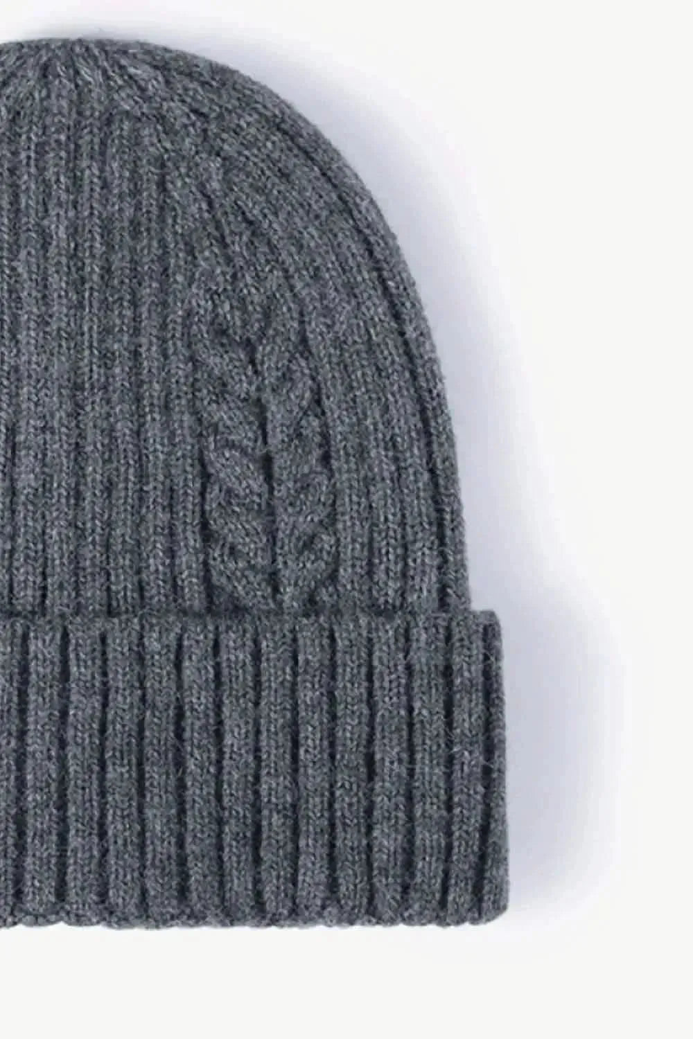Cable-Knit Cuff Beanie - Bad Moms Club