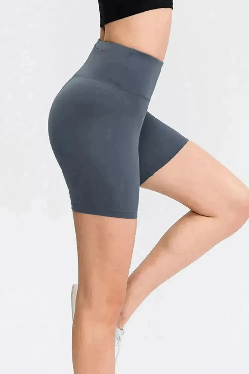 Wide Waistband Sports Shorts - Bad Moms Club
