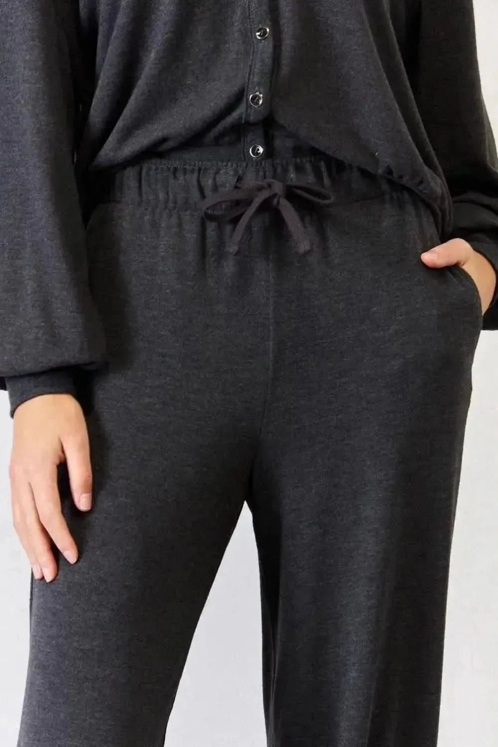 RISEN Ultra Soft High Waist Drawstring Lounge Joggers - Bad Moms Club