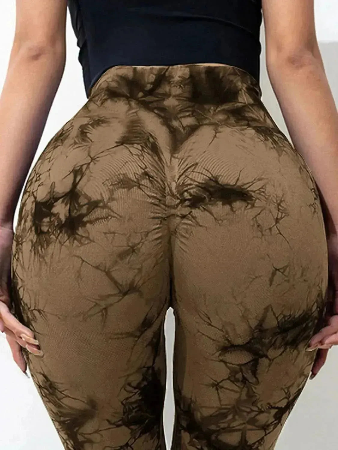 Tie-Dye High Waist Active Leggings - Bad Moms Club