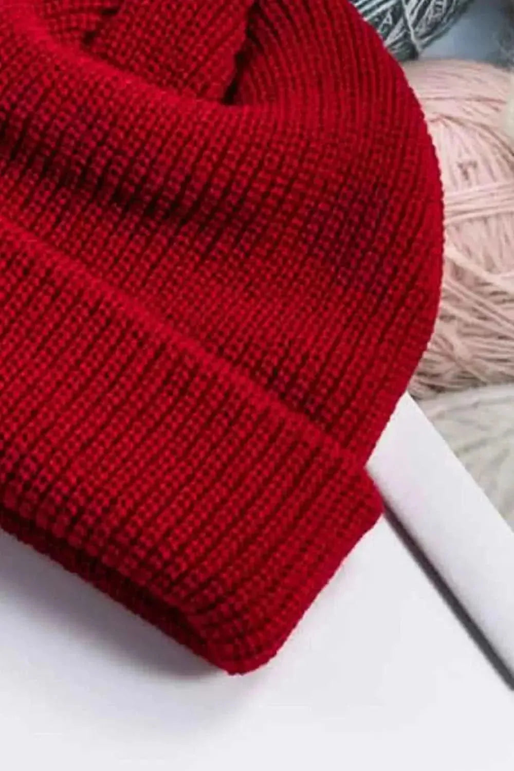Cozy Rib-Knit Cuff Beanie - Bad Moms Club