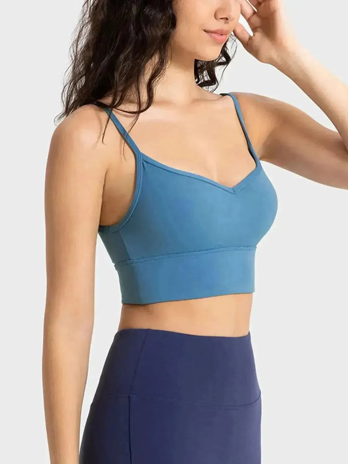 Spaghetti Strap Sport Bra - Bad Moms Club