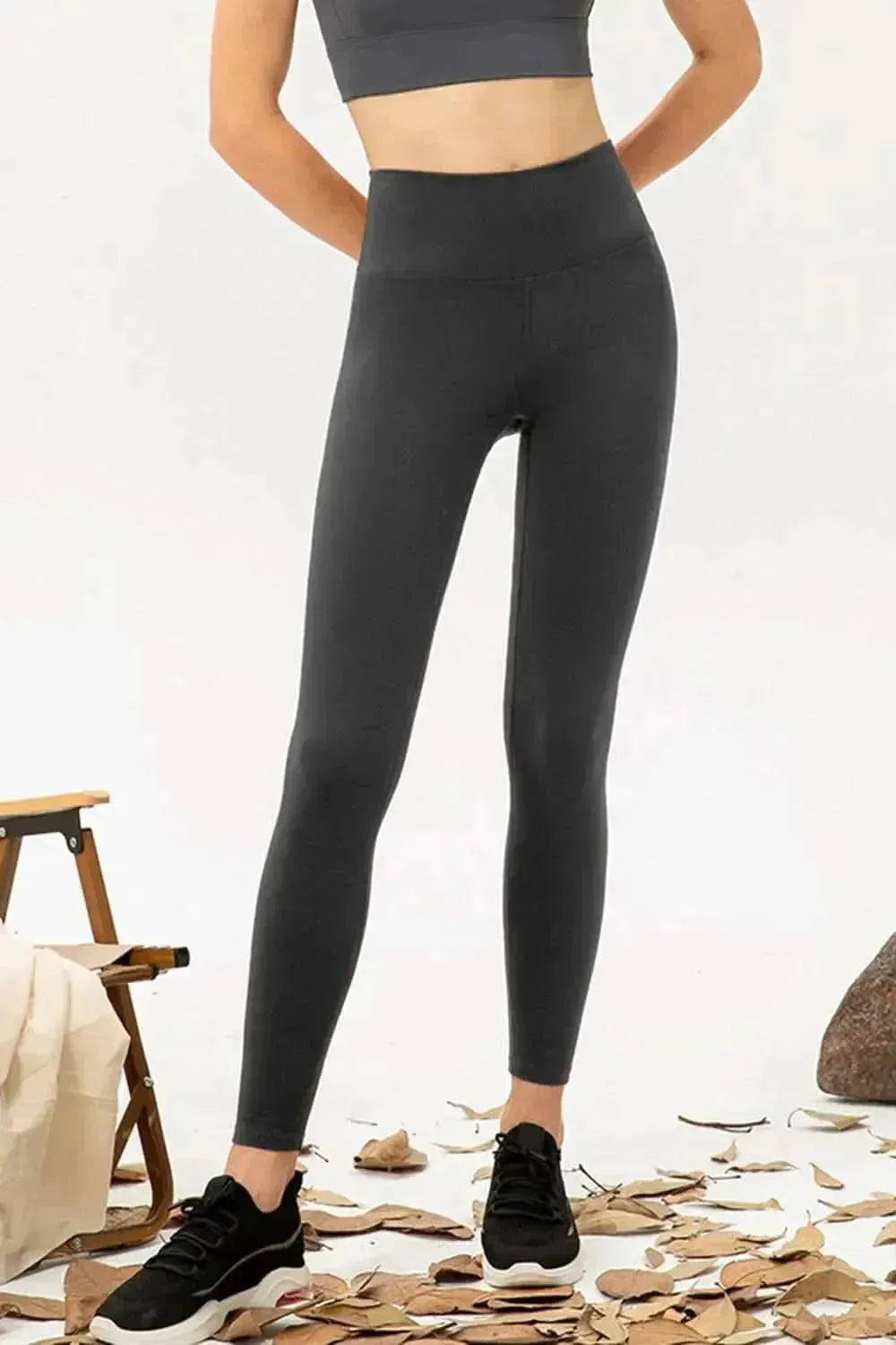 High Waist Skinny Active Pants - Bad Moms Club
