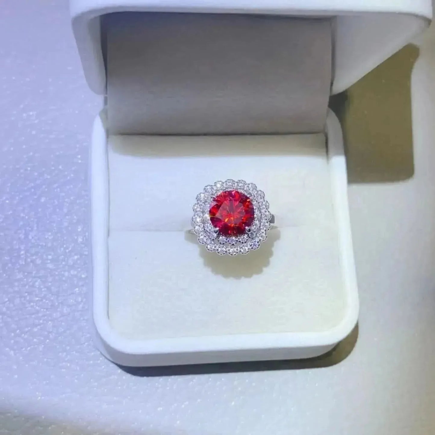 2 Carat Moissanite 925 Sterling Silver Ring - Bad Moms Club