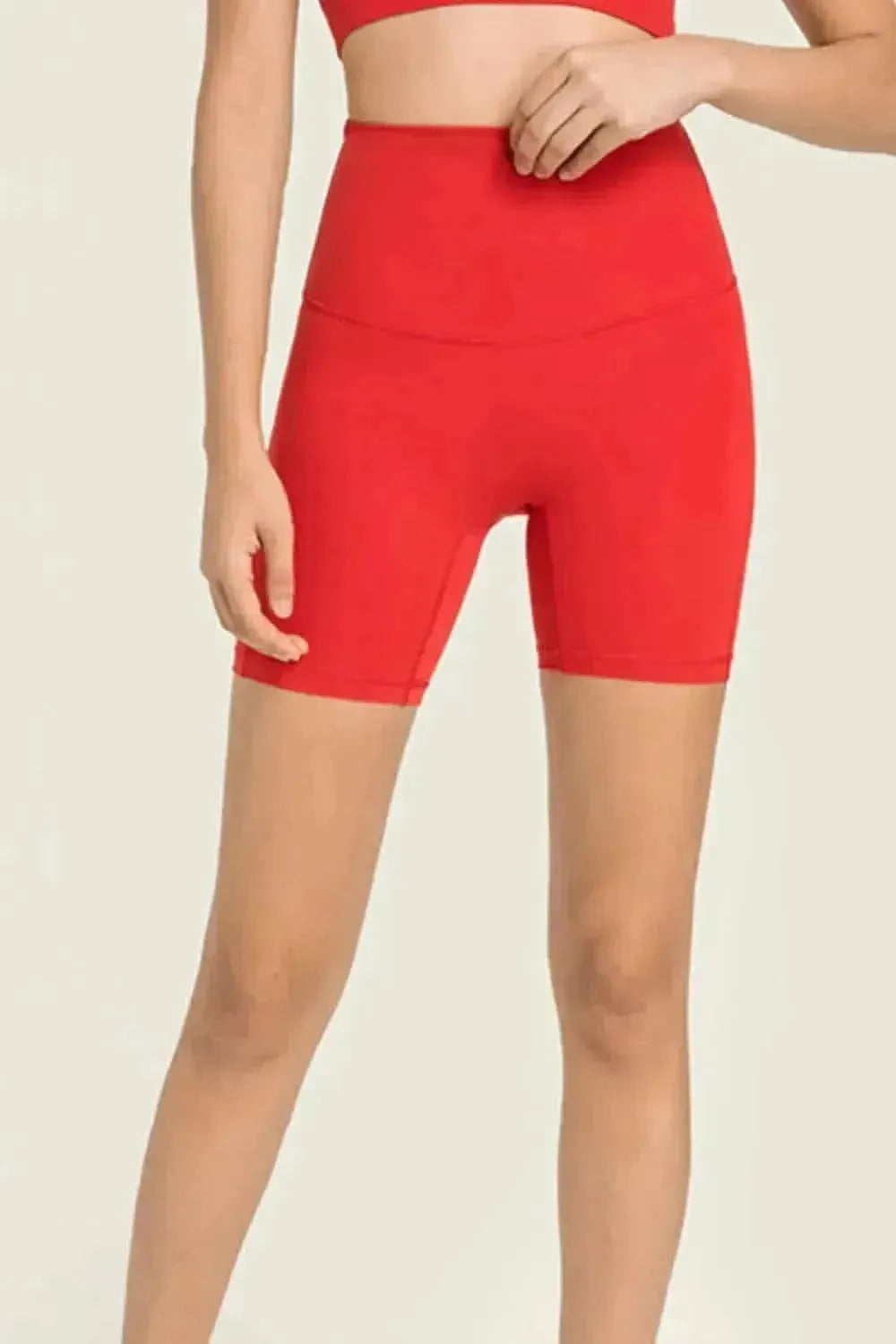 Seamless High-Rise Wide Waistband Biker Shorts - Bad Moms Club