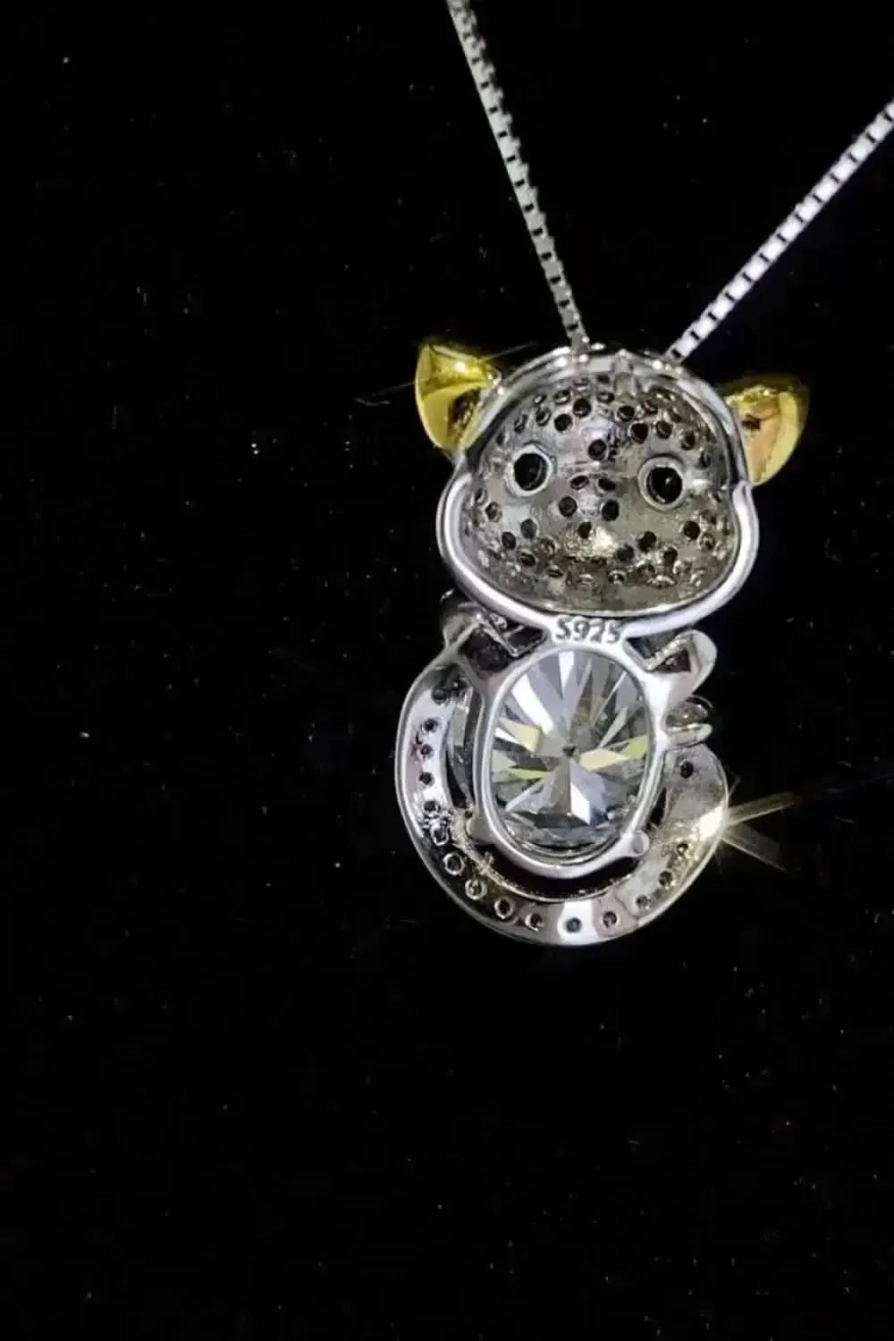 2 Carat Moissanite 925 Sterling Silver Necklace - Bad Moms Club