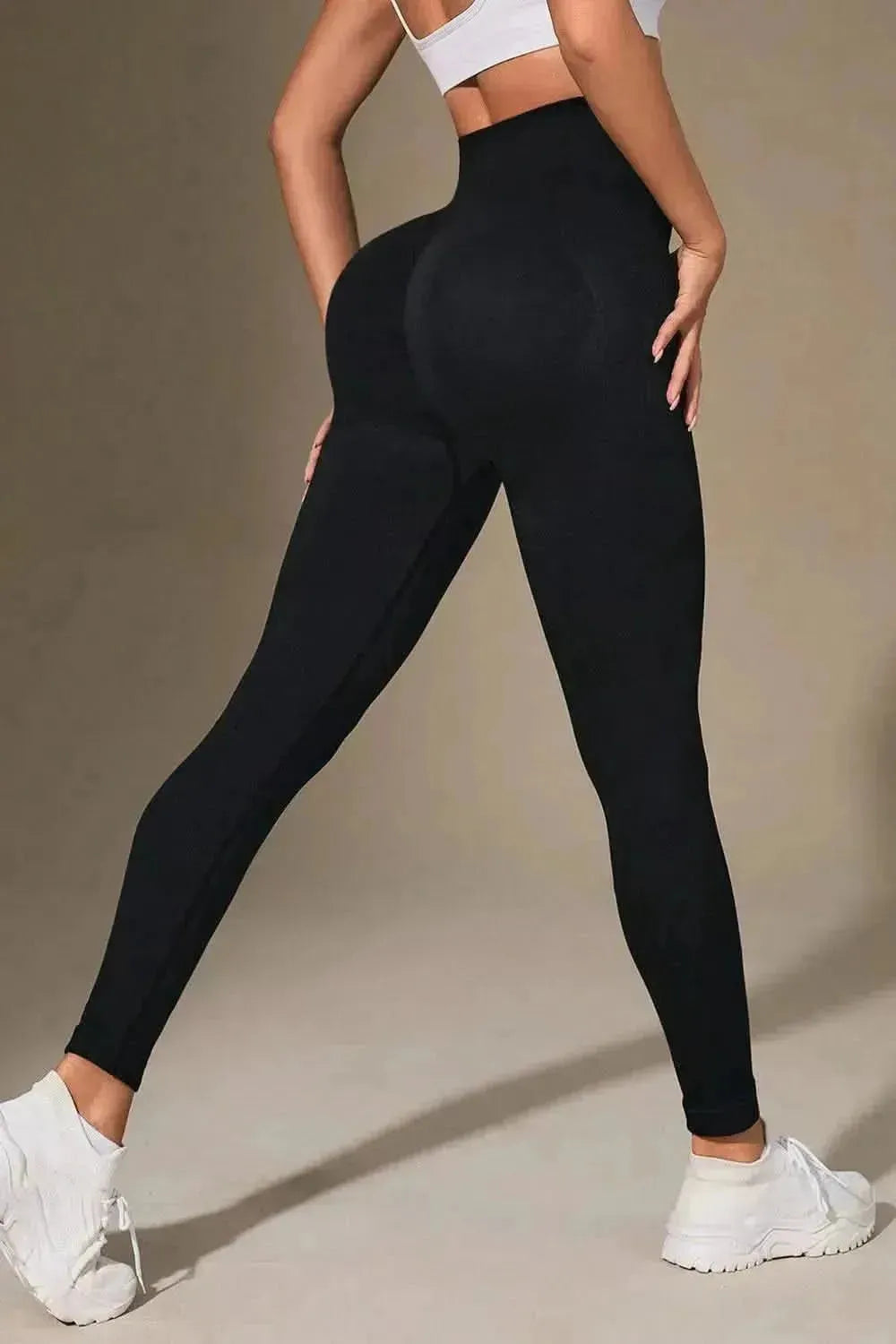 Wide Waistband Sports Leggings - Bad Moms Club