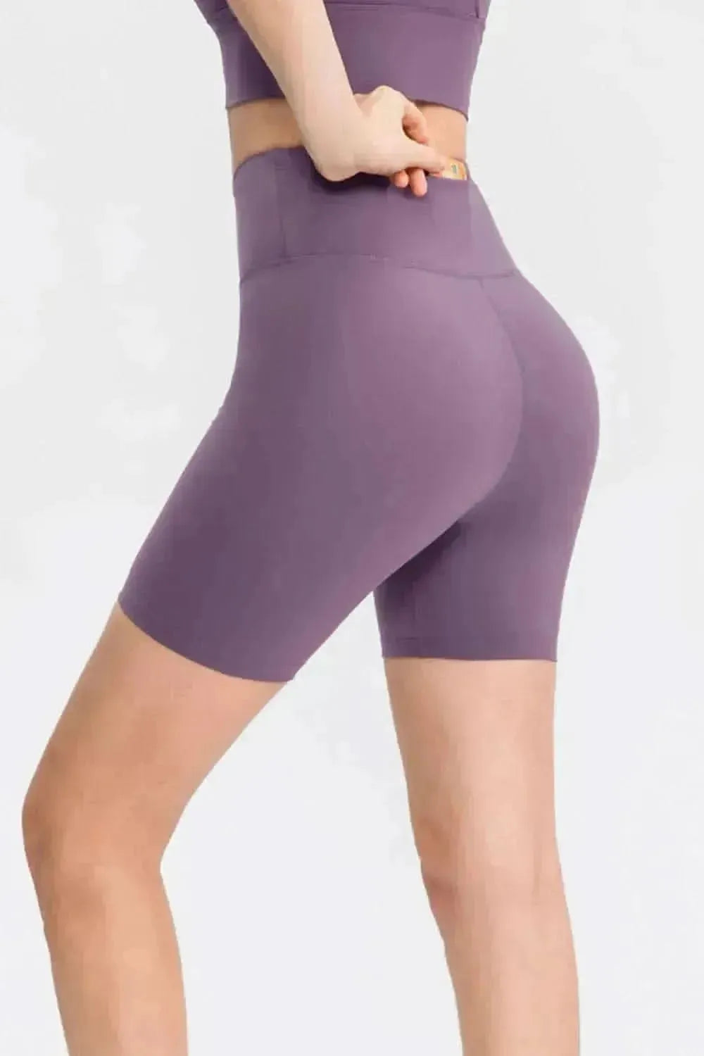 Wide Waistband Sports Shorts - Bad Moms Club
