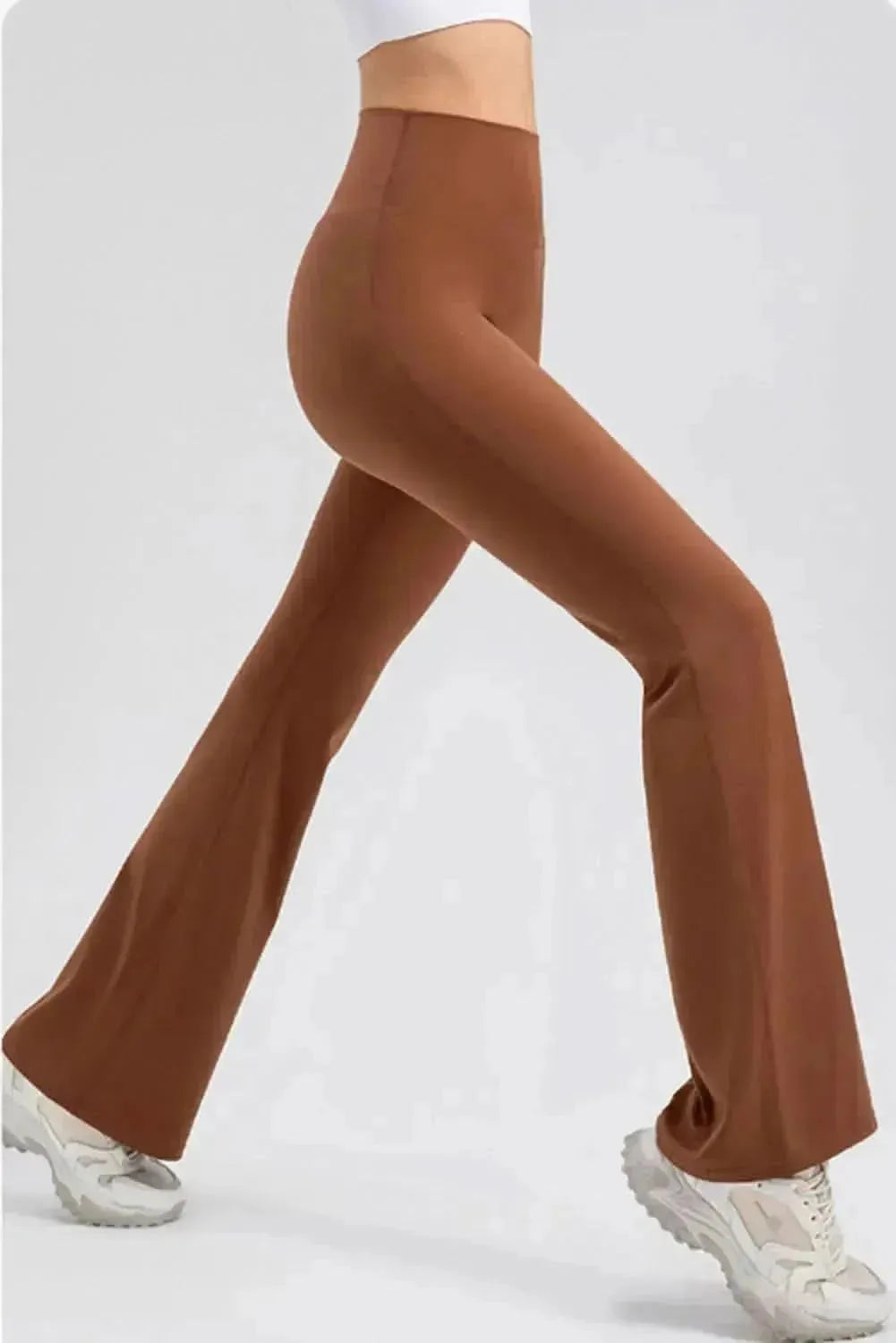 High Waist Straight Active Pants - Bad Moms Club