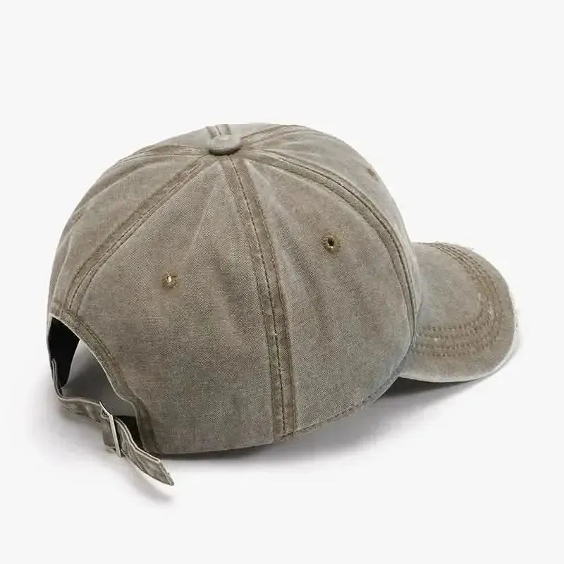 Distressed Washed Adjustable Baseball Cap - Bad Moms Club