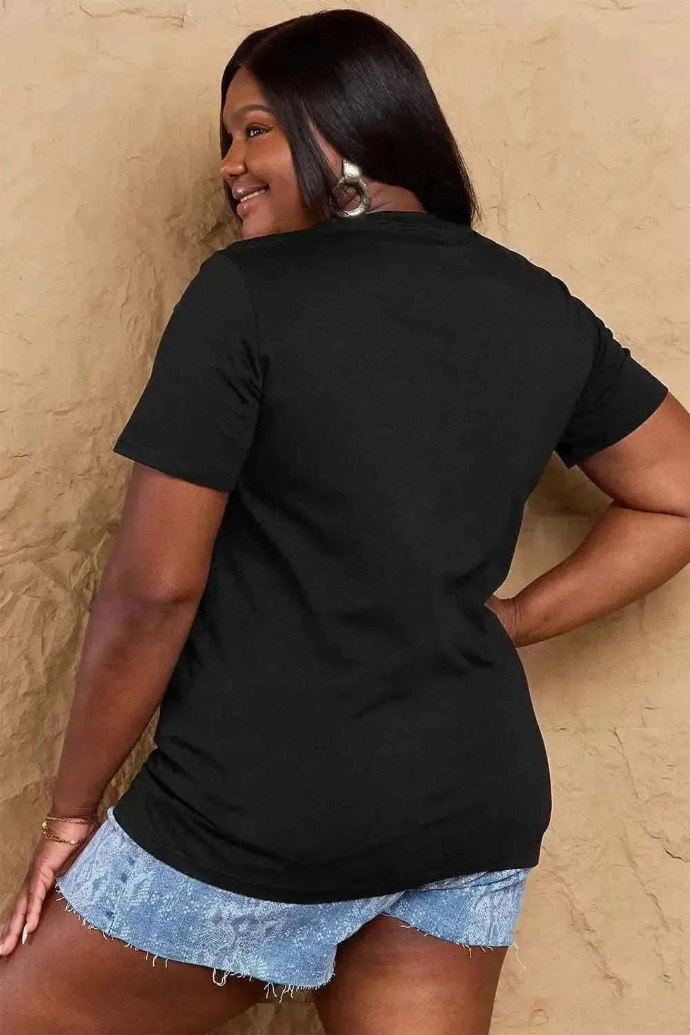 Simply Love Full Size MOM STER Graphic Cotton T-Shirt - Bad Moms Club