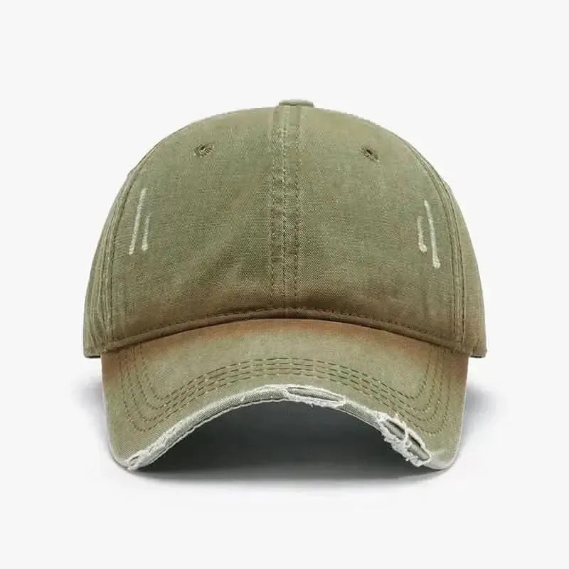 Distressed Washed Adjustable Baseball Cap - Bad Moms Club