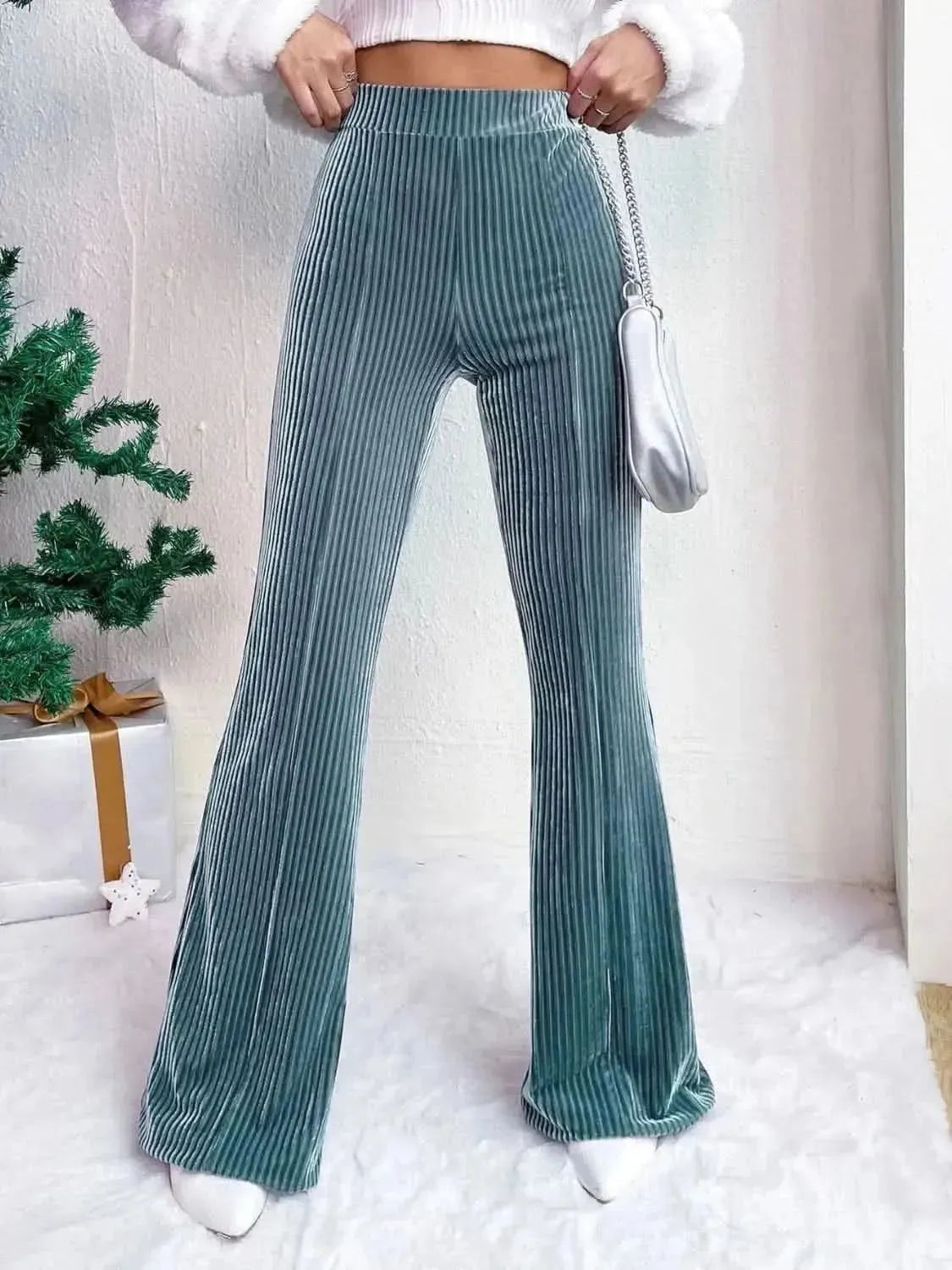 High Waist Flare Pants - Bad Moms Club