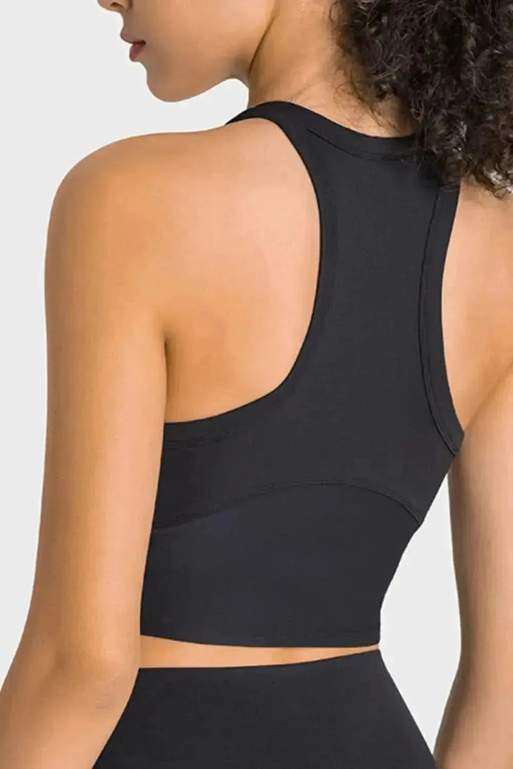 Racerback Cropped Sports Tank - Bad Moms Club