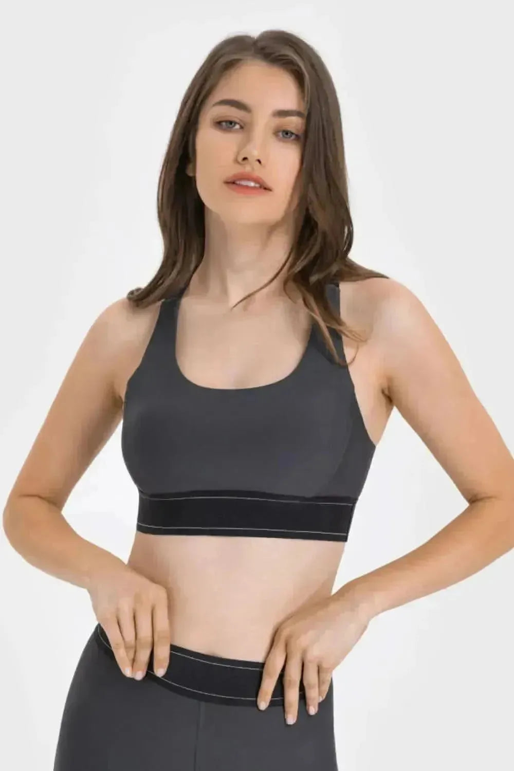 Contrast Sports Bra - Bad Moms Club