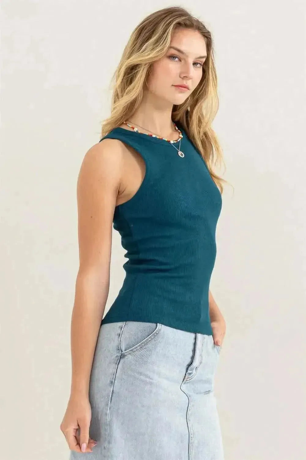 HYFVE Ribbed Round Neck Tank - Bad Moms Club