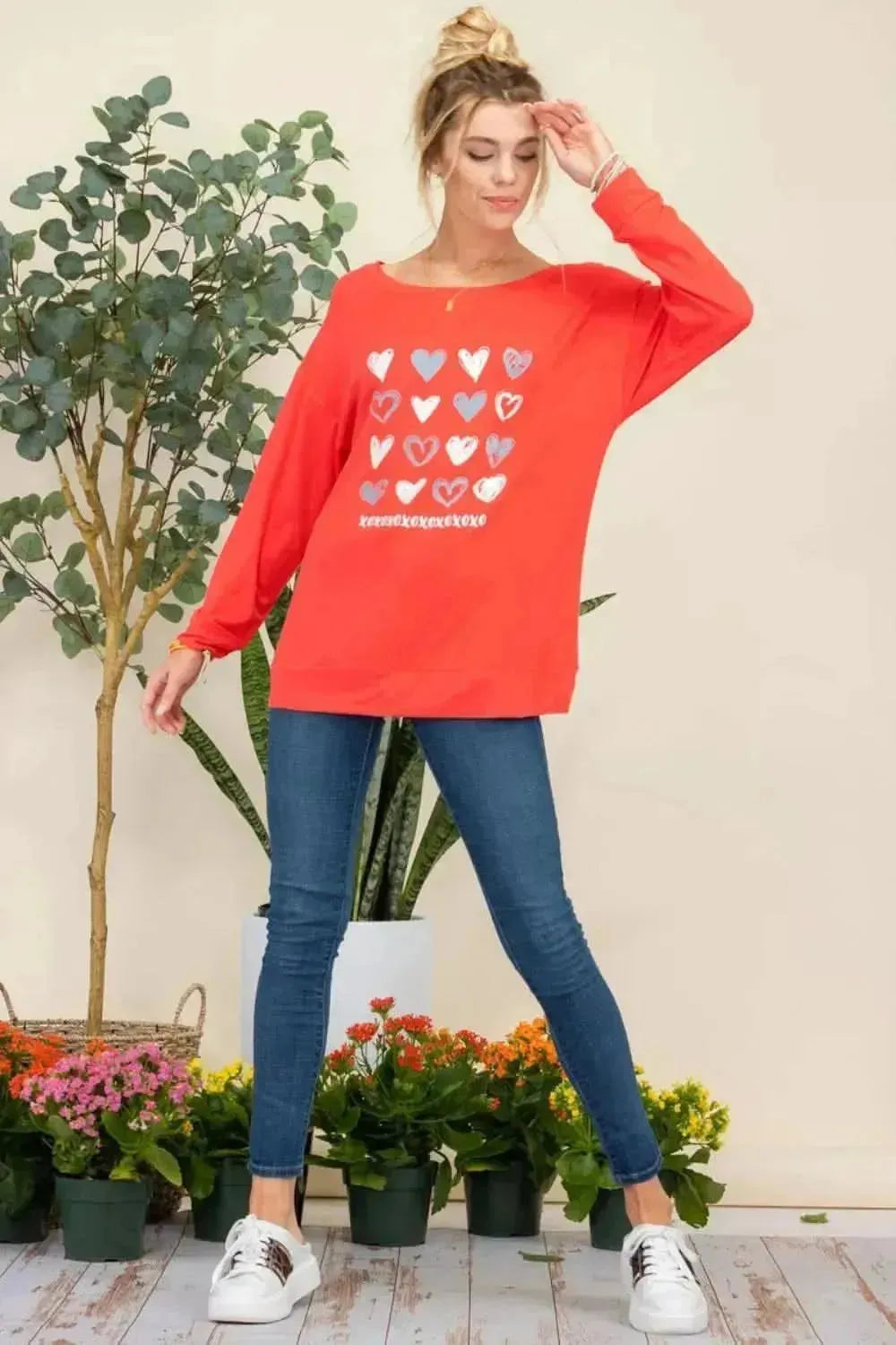 Celeste Full Size Heart Graphic Long Sleeve T-Shirt - Bad Moms Club