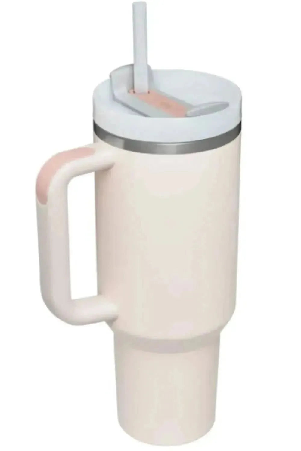 Stainless Steel Tumbler with Upgraded Handle and Straw - Bad Moms Club