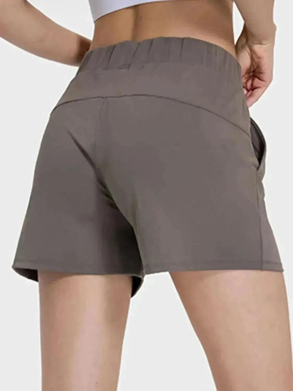 Elastic Waist Active Shorts - Bad Moms Club