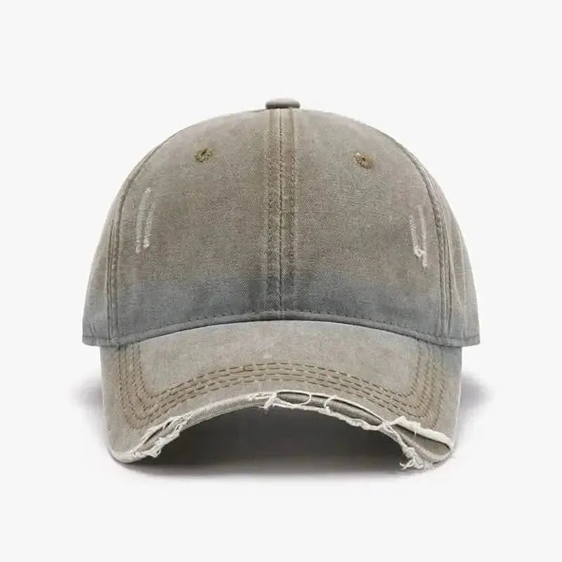 Distressed Washed Adjustable Baseball Cap - Bad Moms Club