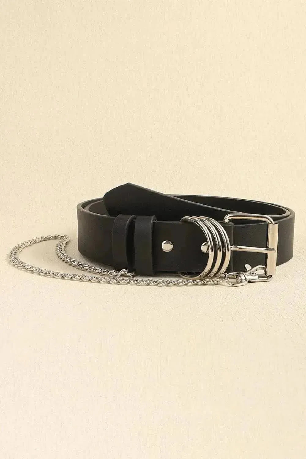 PU Leather Alloy Chain Belt - Bad Moms Club