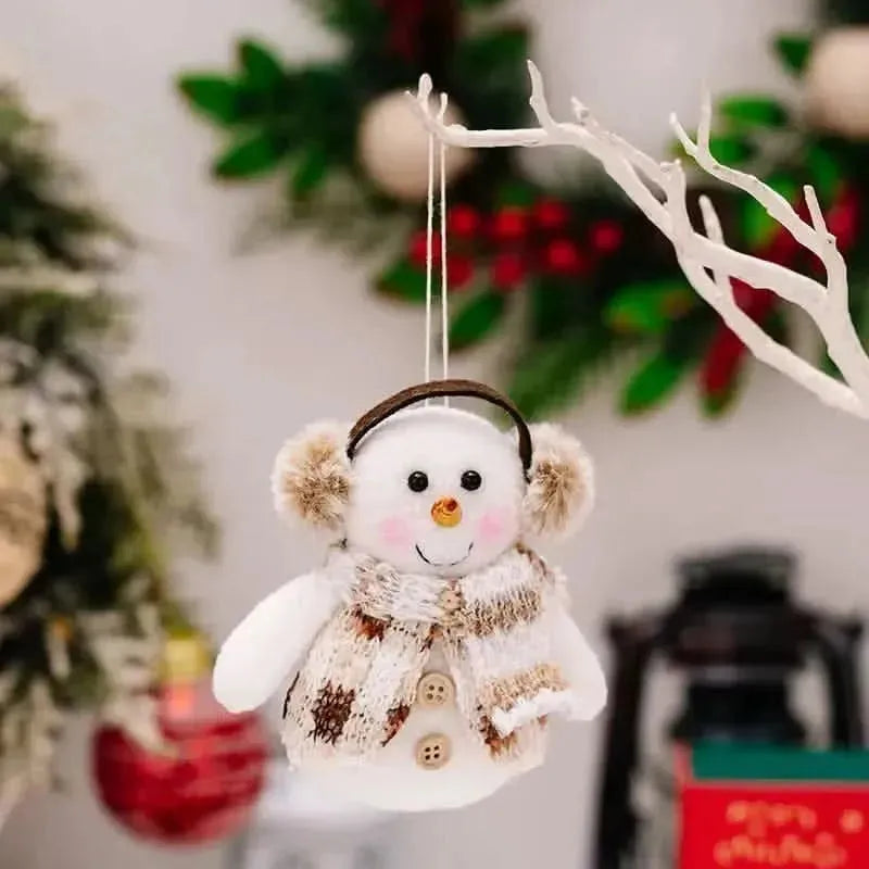 Santa Snowman Reindeer Hanging Ornament - Bad Moms Club