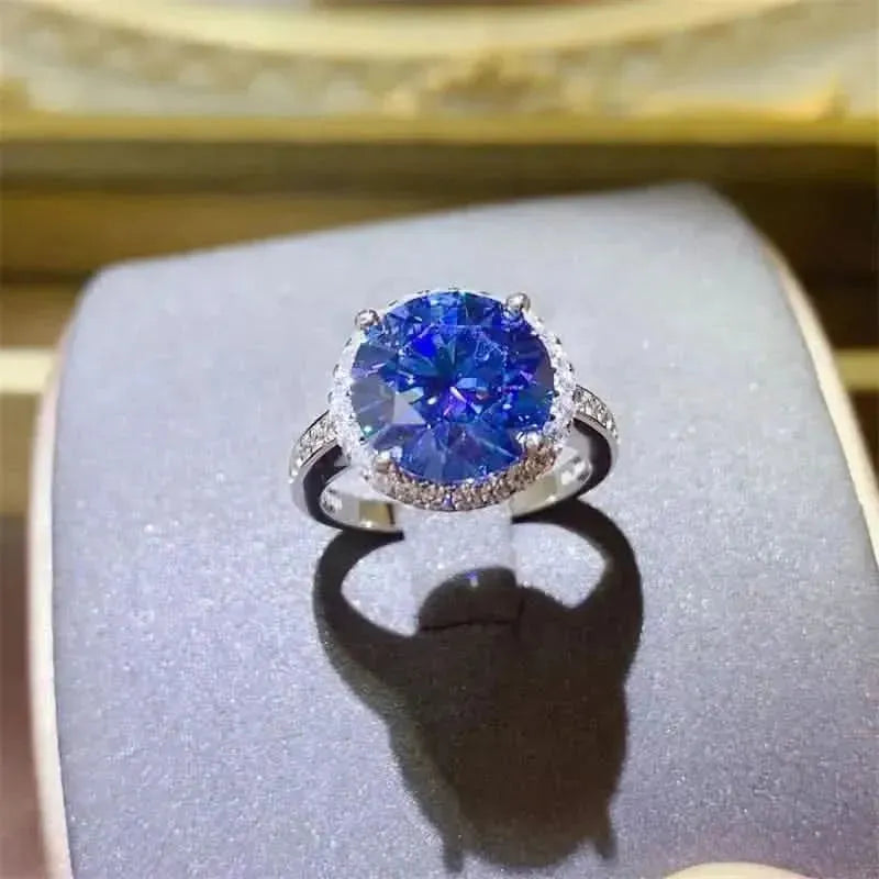 5 Carat Moissanite 925 Sterling Silver Ring - Bad Moms Club