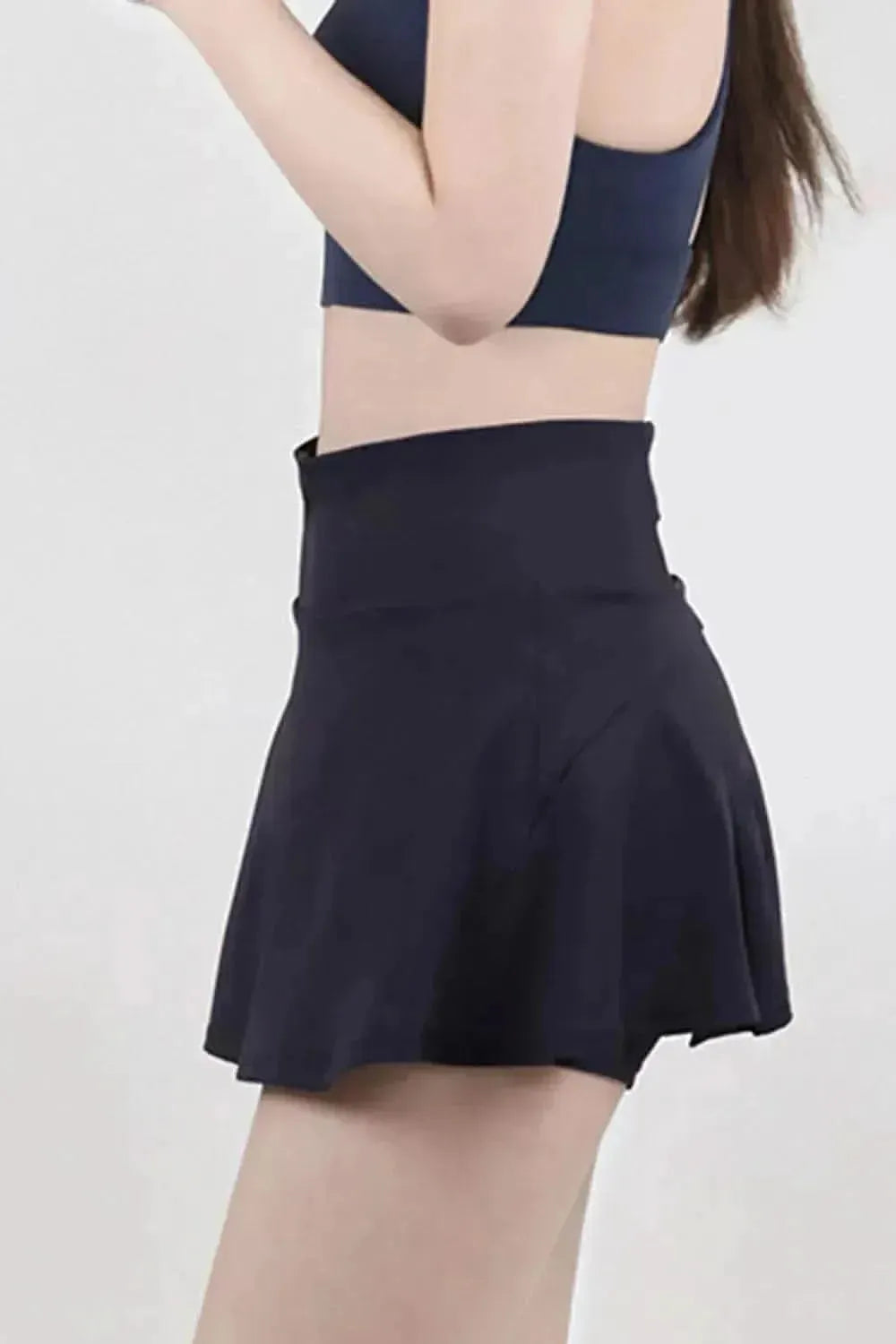 High Waist Pleated Active Skirt - Bad Moms Club