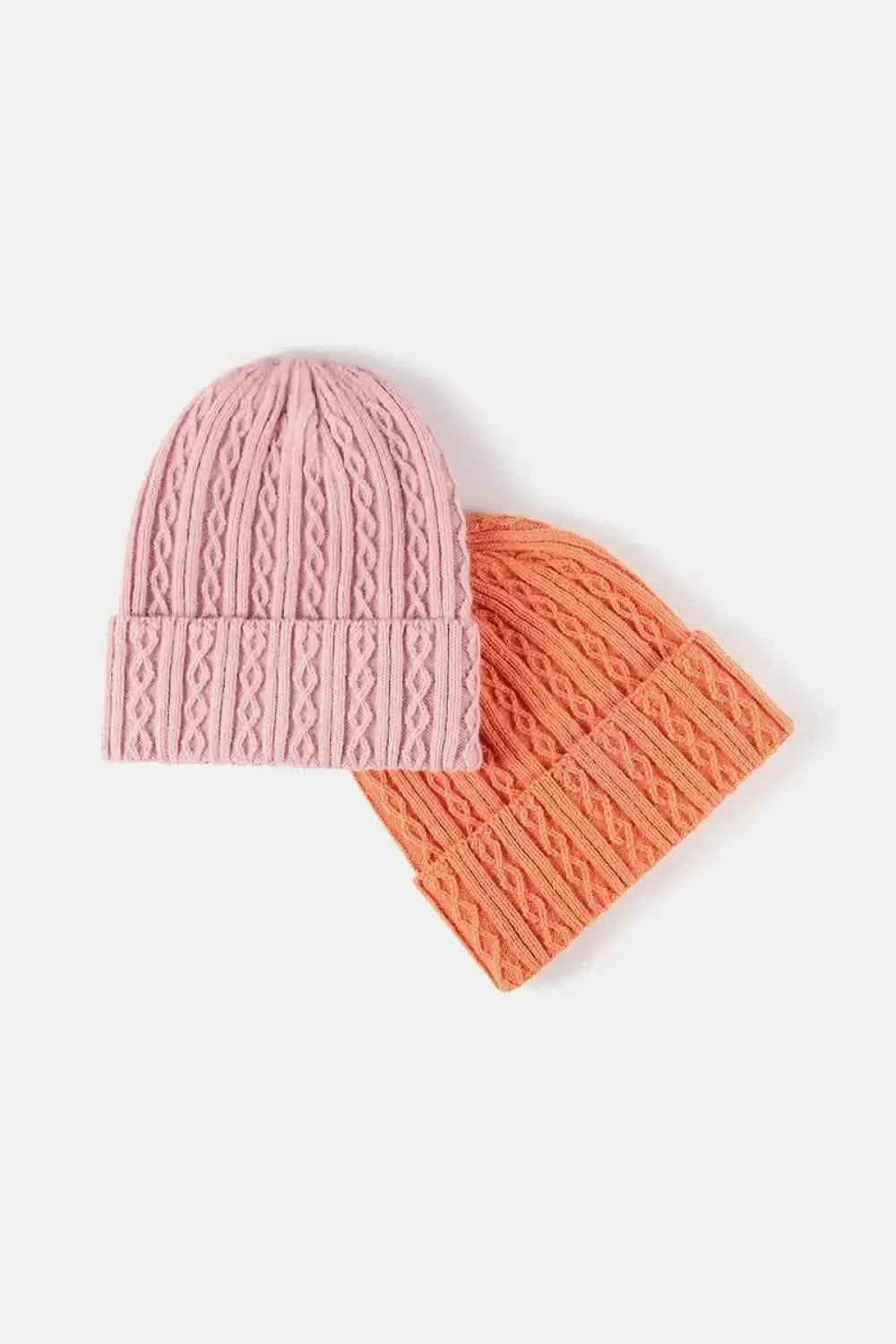Mixed Knit Cuff Beanie - Bad Moms Club