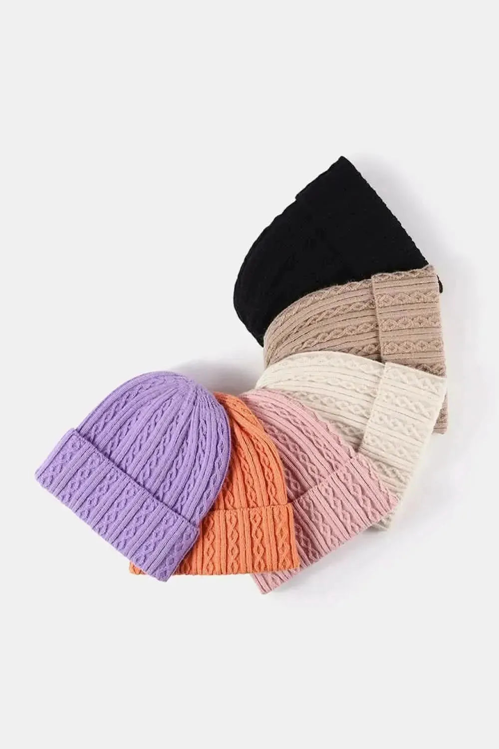 Mixed Knit Cuff Beanie - Bad Moms Club