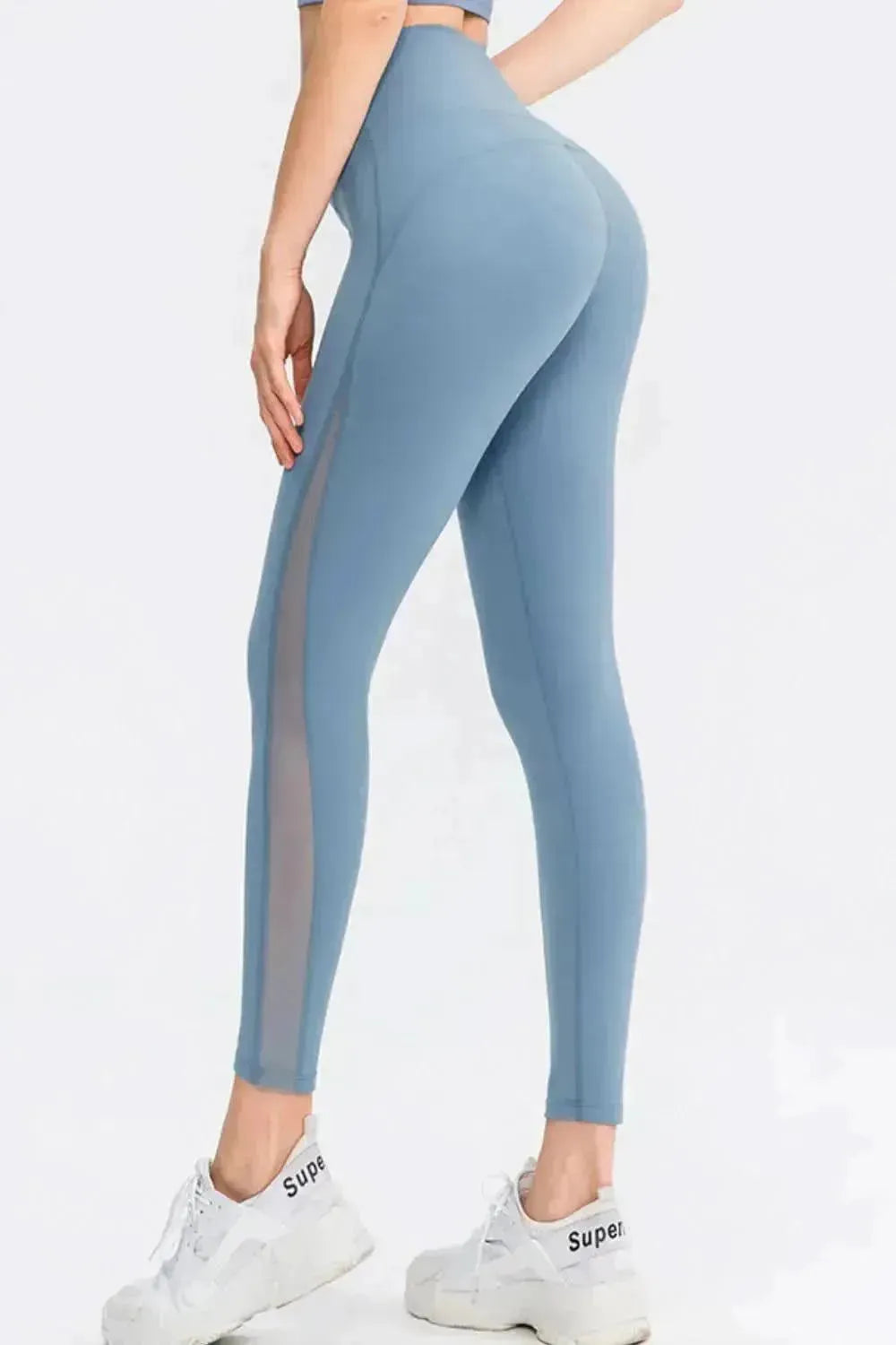 Wide Waistband Slim Fit Long Sports Pants - Bad Moms Club