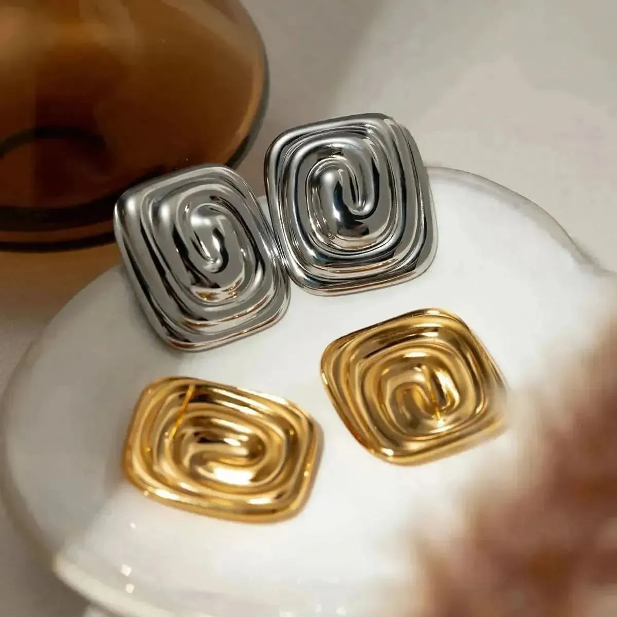 Stainless Steel Stud Earrings - Bad Moms Club