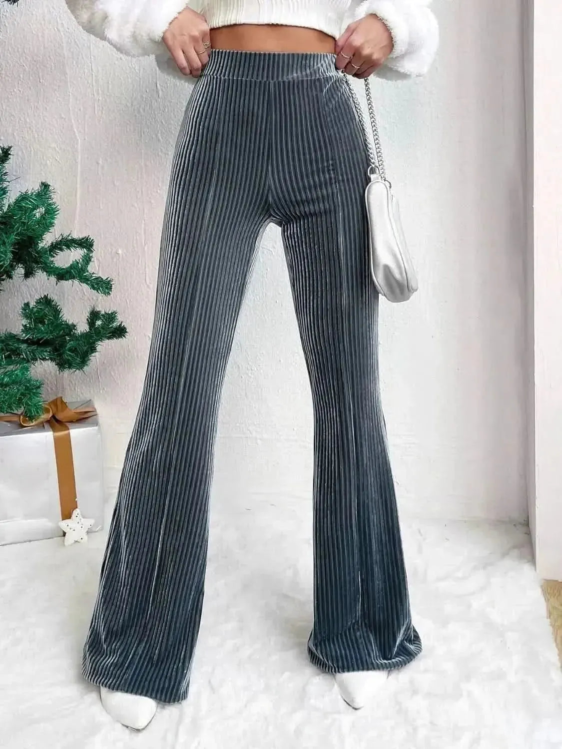 High Waist Flare Pants - Bad Moms Club