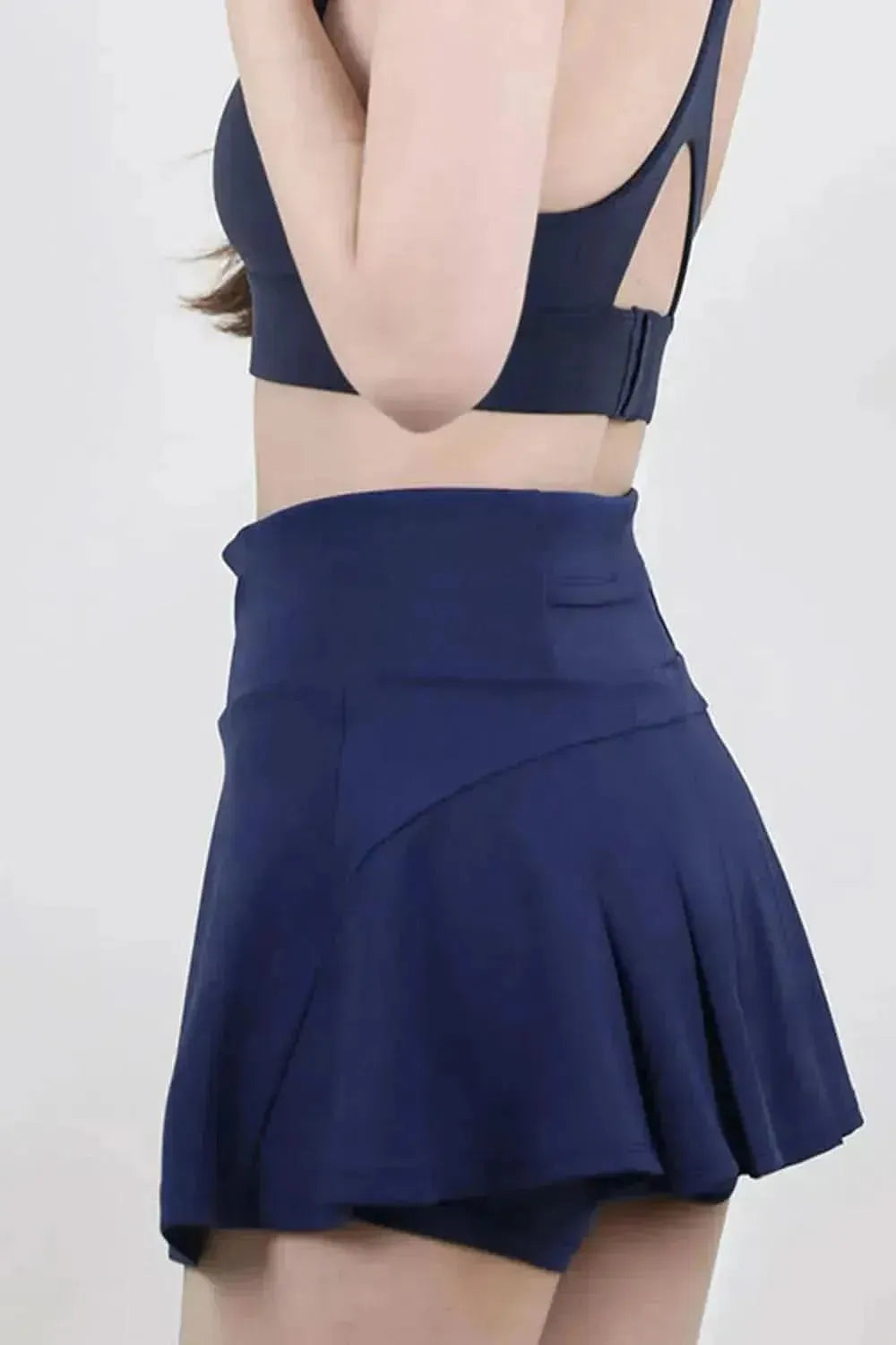 High Waist Pleated Active Skirt - Bad Moms Club