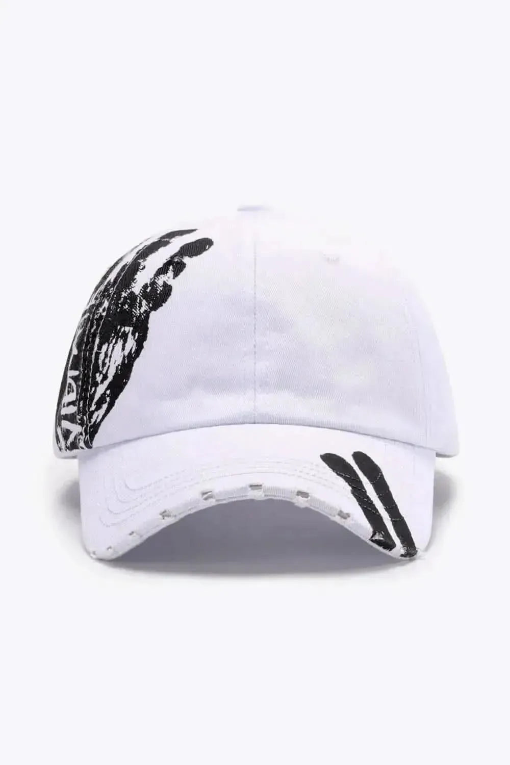 VIBRA Graphic Distressed Adjustable Baseball Cap - Bad Moms Club