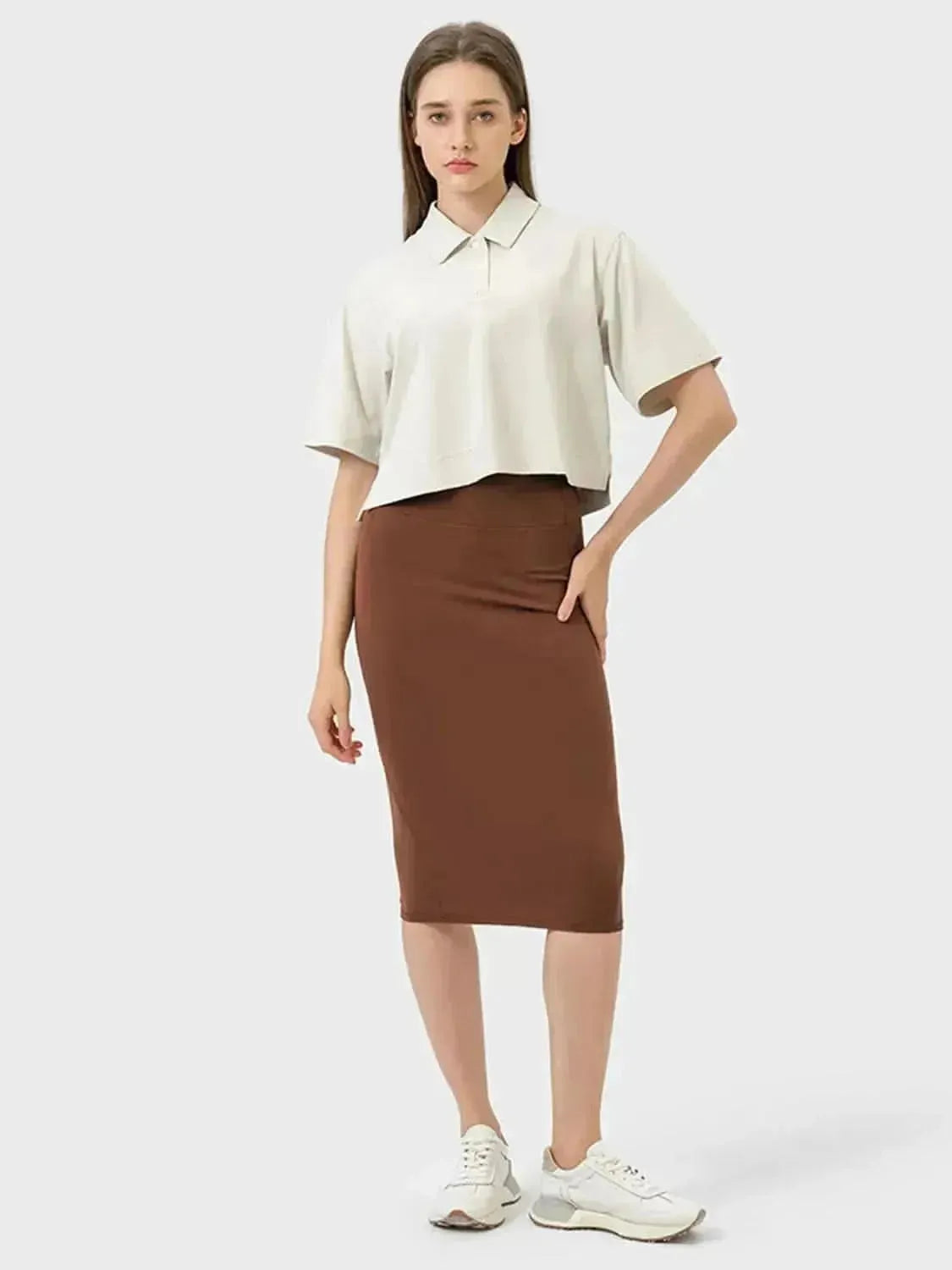Slit Wrap Active Skirt - Bad Moms Club